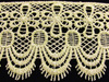 Koronka 7cm gipiurowa jasnozłota