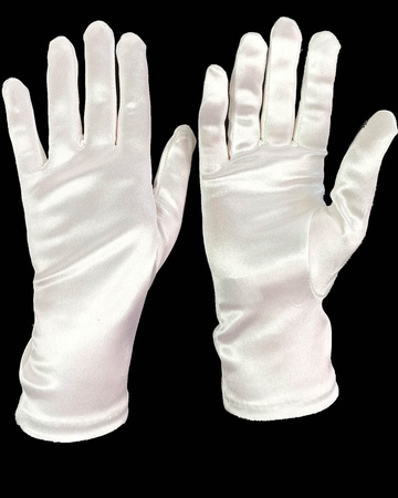 Rękawiczka SATYNA 9 biała