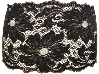 Wstawka 17cm elastyczna czarna