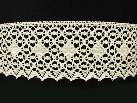 Koronka 9cm bawełniana kość słoniowa