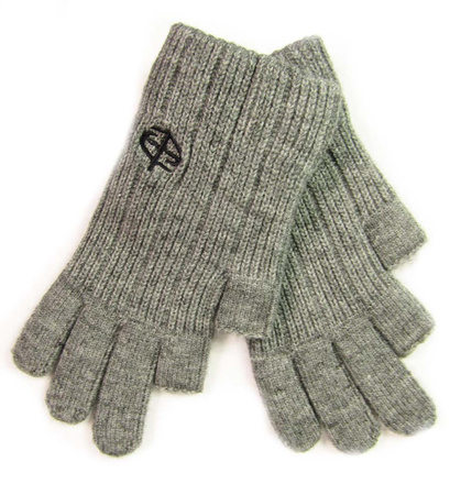 Rękawiczka DZIANA bez 2-palcy popiel