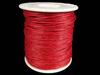 Sznurek 1mm woskowany czerwony