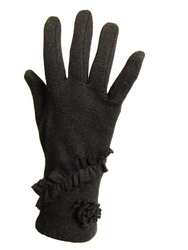 Rękawiczka WEŁNA damska czarna