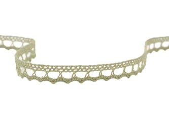 Koronka 0,9cm bawełniana len ciemny