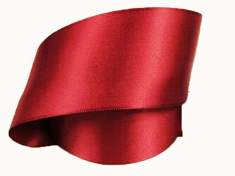 Wstążka 6cm atłas bordo