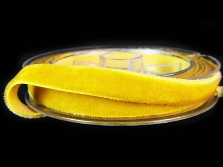 Aksamitka 9mm elastyczna żółta