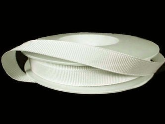 Taśma 9mm ryps poliestrowa ivory