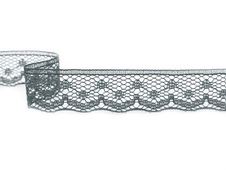 Koronka 1,2cm stabilna grafit