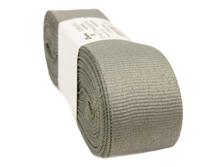 Taśma 27mm ryps poliestrowa popiel