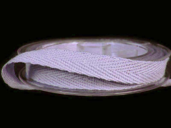 Taśma 10mm bawełniana fiolet jasny