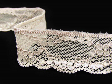 Koronka 3cm elastyczna morela