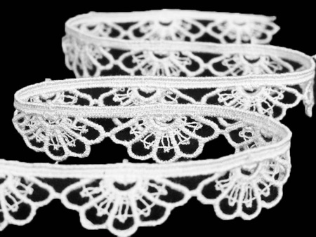 Koronka 1,5cm bawełniana biała