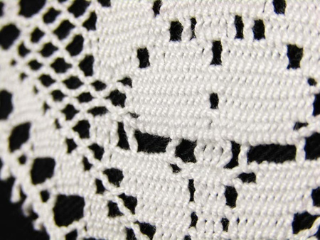 Koronka 7,5cm bawełniana biała