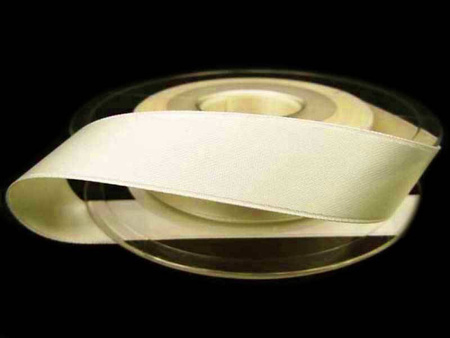 Wstążka 16mm atłas ecru