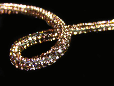 Sznurek 5mm cyrkoniowy miedziany