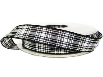 Wstążka 16mm kratka szkocka Menzies
