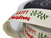 Wstążka 15mm tafta FUNKY CHRISTMAS natural