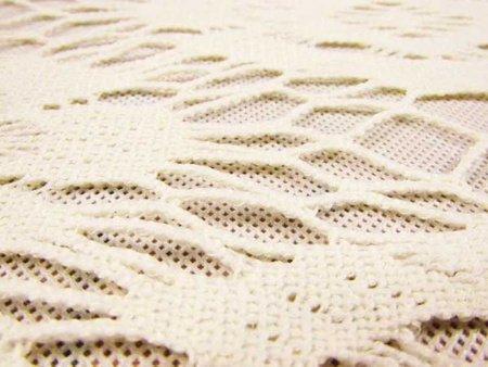 Koronka 120cm elastyczna ecru