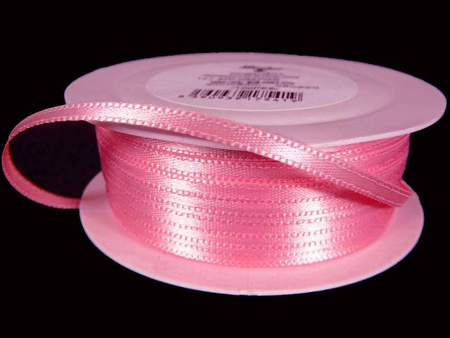 Wstążka 3mm atłas róż brzoskwinia