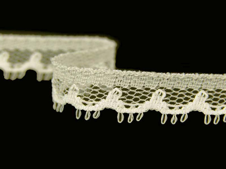 Koronka 0,9cm stabilna ivory