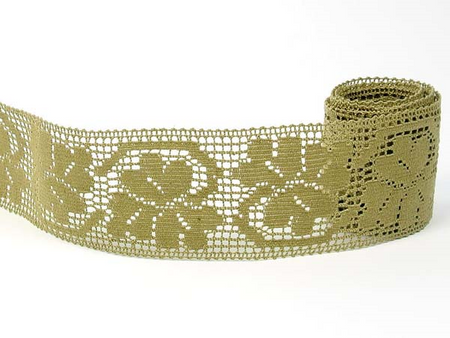 Wstawka 4,7cm bawełniana oliwka