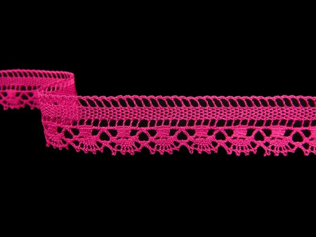 Koronka 1,9cm bawełniana amarant