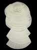 Aplikacja plisowana ivory