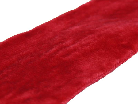 Aksamitka 50mm dwustronna czerwona