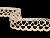 Koronka 1,2cm bawełniana naturalna