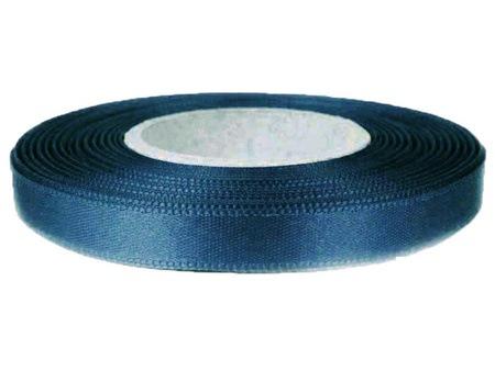 Wstążka 10mm atłas granat indygo