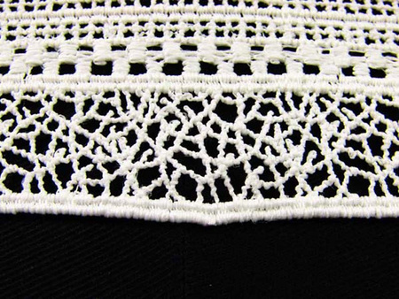 Wstawka 8cm gipiurowa poly ivory