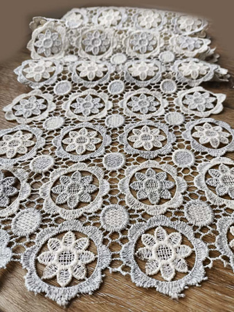 Wstawka 20cm gipiurowa krem_popiel