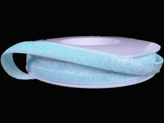 Aksamitka 9mm jasny turkus