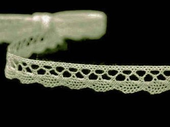 Koronka 1cm bawełniana ciemny len