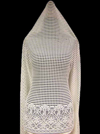 Koronka 160cm poliesterowa ivory