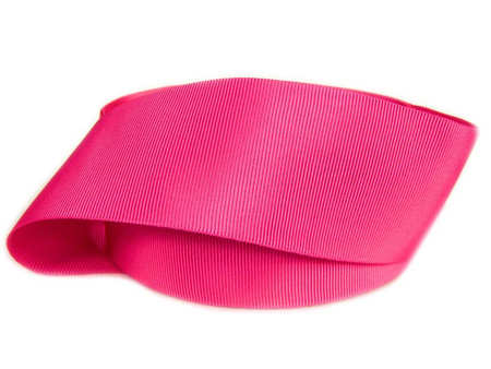 Taśma 40mm ryps poliestrowa róż amarant