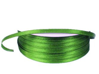 Wstążka 3mm atłas oliwka świeża