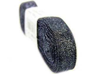 Wstążka 10mm lurex granat