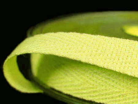 Taśma 10mm bawełniana jasnożółta