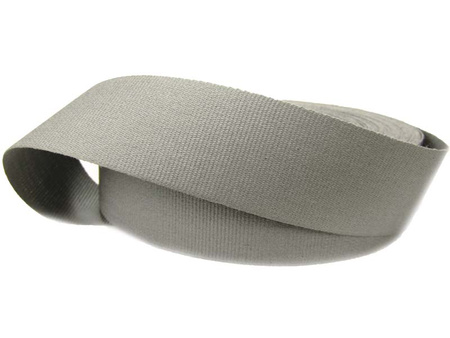 Taśma 30mm ryps bawełniana popiel