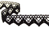 Koronka 1,8cm bawełniana czarna