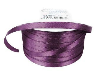 Wstążka 5mm atłas śliwka