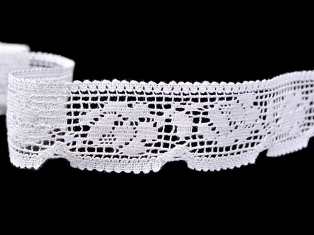 Koronka 2,9cm bawełniana biała
