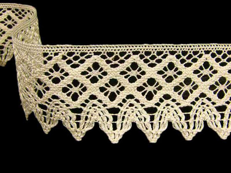 Koronka 5,4cm bawełniana zimny ecru