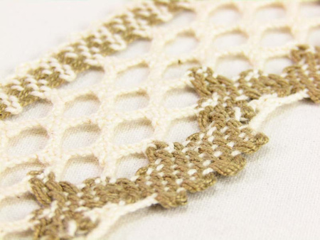 Koronka 4,7cm bawełniana naturalno-beżowa