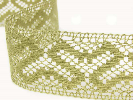 Wstawka 4,1cm bawełniana oliwka