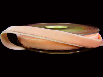 Aksamitka 9mm elastyczna morela