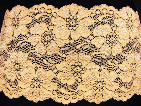 Wstawka 15cm elastyczna słonecznożółta