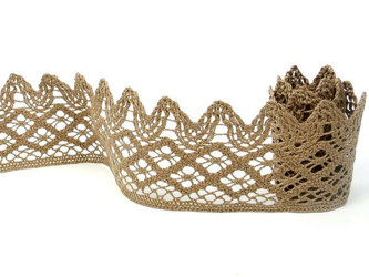 Koronka 6,8cm bawełniana beż