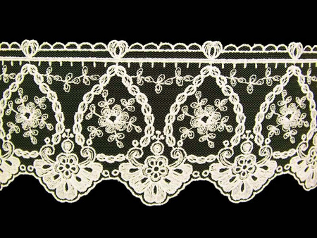 Koronka 9,5cm tiulowa ecru